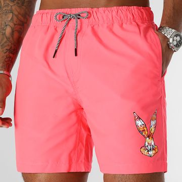 Looney Tunes - Bugs Bunny Graff Shorts de baño Fluo Pink