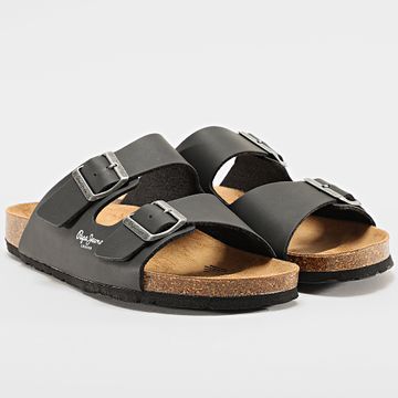 Pepe Jeans - Sandalias Bio M Doble Kansas PMS90108 Negro