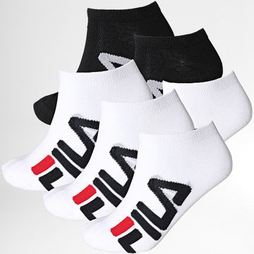 Fila - Lote De 6 Pares De Calcetines F9199 Blanco Negro