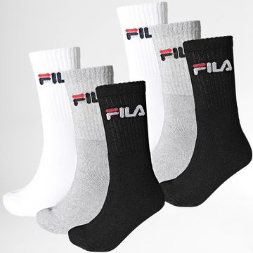 Fila - Pack De 6 Pares De Calcetines F9505 Blanco Gris Heather Negro