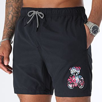 Teddy Yacht Club - Shorts de baño Essentials Art Series Rosa Negro