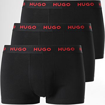 HUGO - Juego de 3 calzoncillos bóxer 50469766 Negro