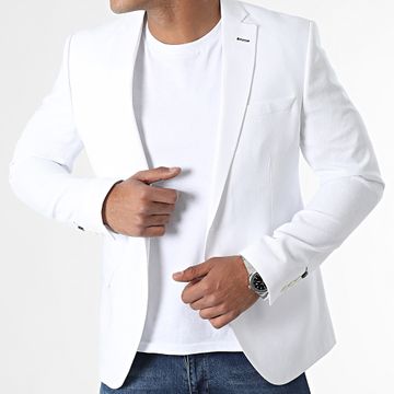 Mackten - Chaqueta blazer blanca