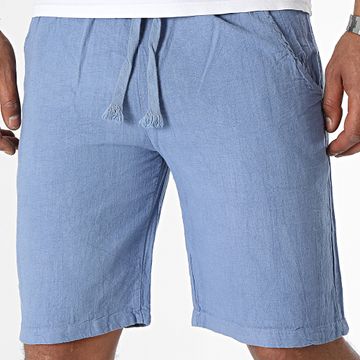 Frilivin - Pantalones cortos chinos azul marino