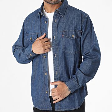 Levi's - A1919 Camisa vaquera azul de manga larga
