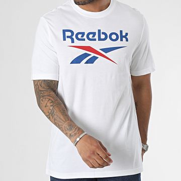 Reebok - Camiseta Reebok Identity Big Logo Stacked 100071175 Blanca