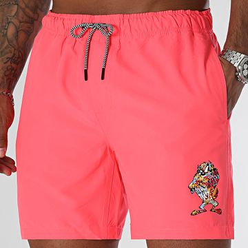 Looney Tunes - Traje de baño Taz Graff Rosa Fluo