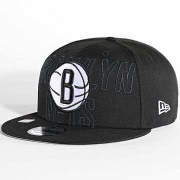 New Era - 9Fifty NBA Draft Brooklyn Nets Gris Negro Snapback Cap