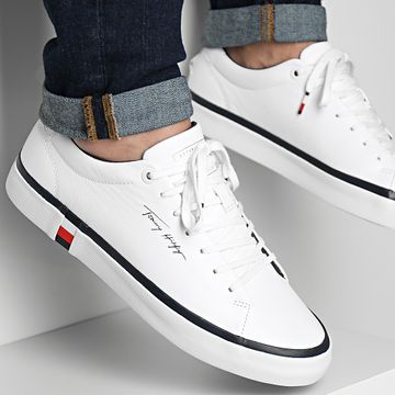 Tommy Hilfiger - Modern Vulcan Corporate Piel 4922 Zapatillas blancas
