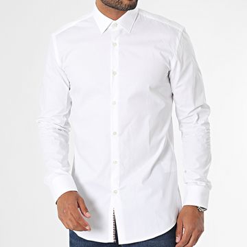HUGO - Camisas Manga Larga Slim Koey 50494531 Blanco
