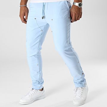John H - Pantalones de chándal azul claro