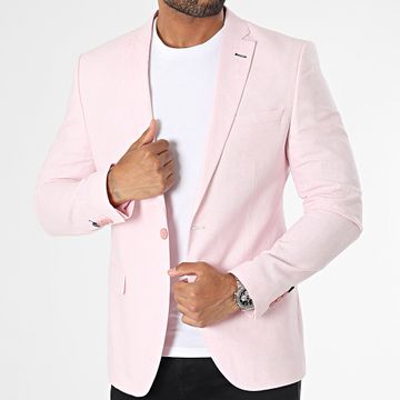 Mackten - Chaqueta Blazer rosa