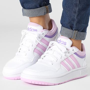 Adidas Performance - Hoops 3.0 Zapatillas Mujer Calzado Blanco Bliss Lila Violeta Fuschia