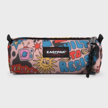 Eastpak - Estuche Benchmark Single Doodle Rosa