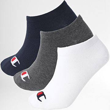 Champion - Pack De 3 Pares De Calcetines U20100 Navy White Grey Charcoal