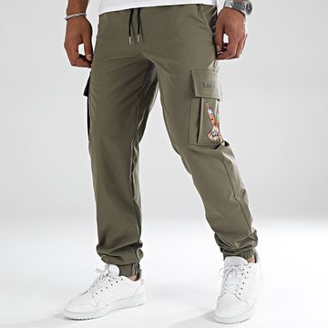 Looney Tunes - Pantalón Cargo Bugs Bunny Graffiti Caqui Verde