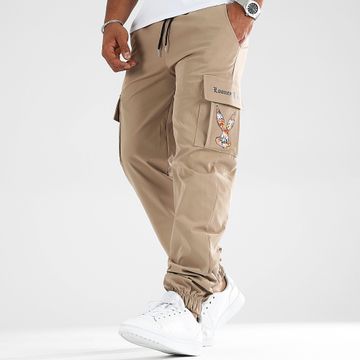Looney Tunes - Pantalón Cargo Bugs Bunny Graffiti Beige