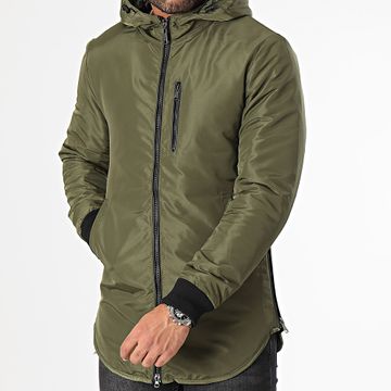LBO - Parka con capucha 0321 Verde caqui