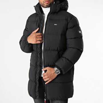 Tommy Jeans - Chaqueta con capucha Essential Down 5117 Negro