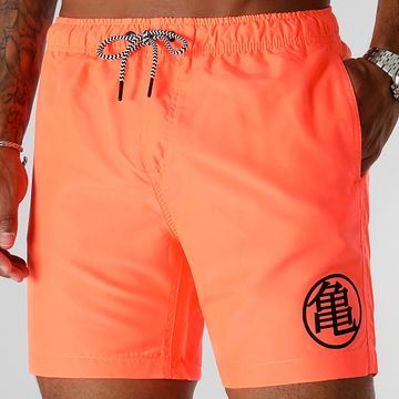 Dragon Ball Z - Bañador Kame Kanji Naranja Fluo