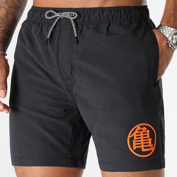Dragon Ball Z - Shorts de baño Kame Kanji Negro