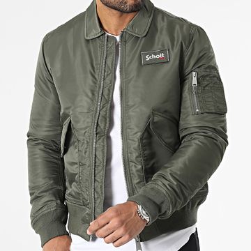 Schott NYC - Cazadora 210100RS Caqui Verde