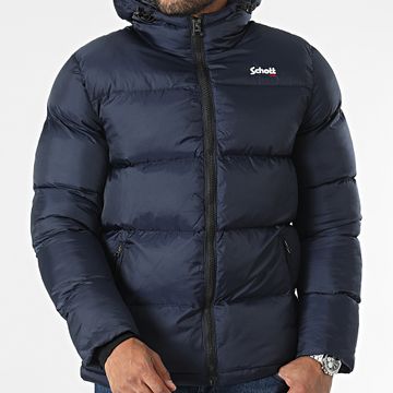 Schott NYC - Idaho 2 Abrigo con capucha Azul marino