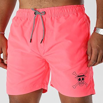 One Piece - Bañador Logo Rosa Fluo