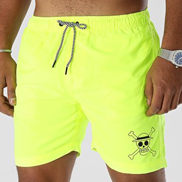 One Piece - Bañador Logo Amarillo Fluo