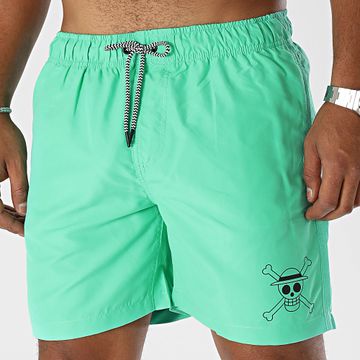 One Piece - Bañador Logo Verde Pastel