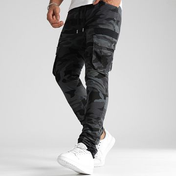 LBO - 3055 Pantalón Cargo Camuflaje Gris Carbón