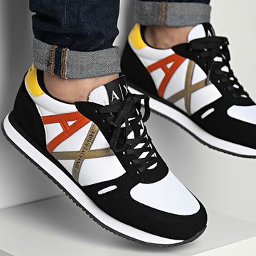 Armani Exchange - XUX017-XCC68 Zapatillas Optical White Negras