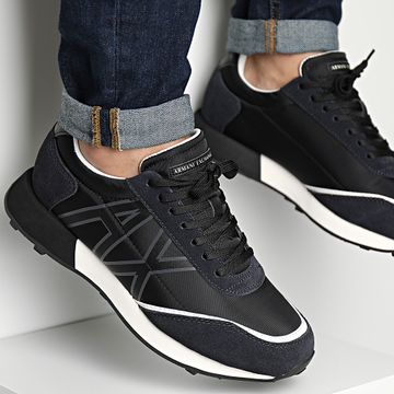 Armani Exchange - Zapatillas XUX157-XV588 Ébano Negro Blanco hueso