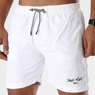 Sale Môme Paris - Bañador Script Blanco