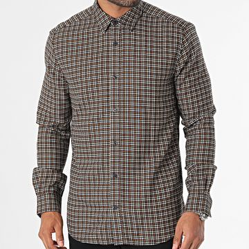 Only And Sons - Camisa a cuadros de manga larga Tevin Brown