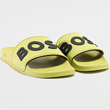 BOSS - Kirk 50498241 Sandalias Verde Lima Negro