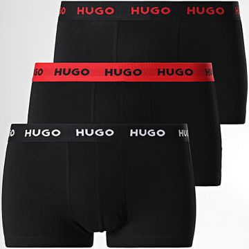 HUGO - Juego de 3 calzoncillos bóxer 50469766 Negro