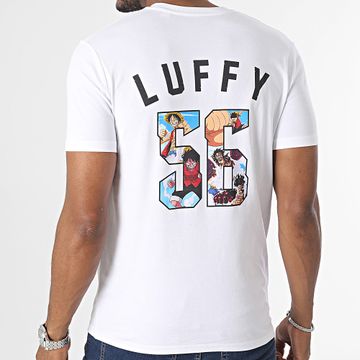 One Piece - Camiseta Luffy 56 Blanca