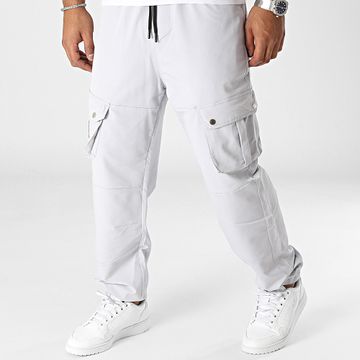 Black Industry - Pantalones Cargo Grises
