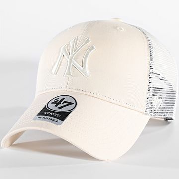 '47 Brand - MVP Trucker Cap New York Yankees Beige Blanco