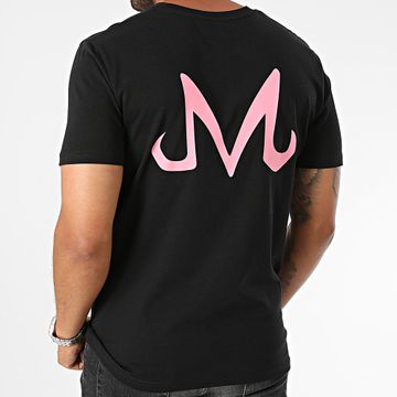 Dragon Ball Z - Camiseta Back Majin Negro Rosa