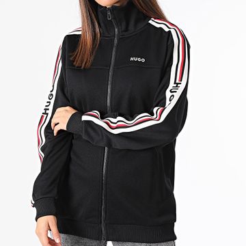 HUGO - Sudadera con cremallera Danbury de mujer 50492829 Negro