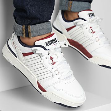 Classic Series - SI-18 Zapatillas Rival 08531 Blanco Brillante Tibetano Rojo Peacoat