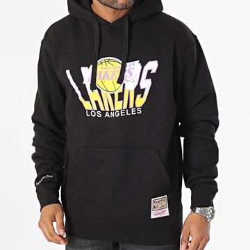 Mitchell and Ness - Los Angeles Lakers Retrodome Sudadera con capucha Negro