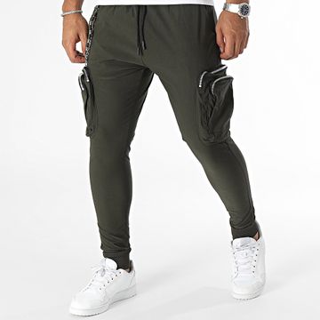 MTX - Pantalón cargo verde caqui