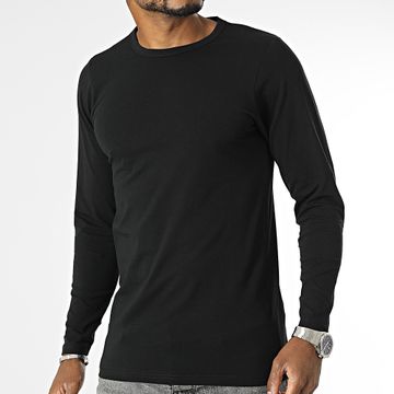 Urban Classics - TB816 Camiseta negra de manga larga
