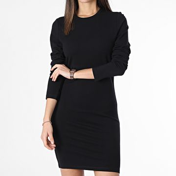 Only - Vestido de manga larga Pretty Mujer Negro