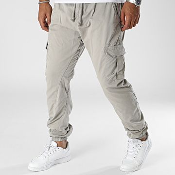Urban Classics - TB1268 Pantalones Cargo Grises