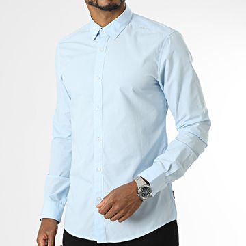 Only And Sons - Sane Camisa Manga Larga Azul Claro