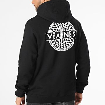 Vans - Sudadera con capucha y espalda circular 008HZ Negro